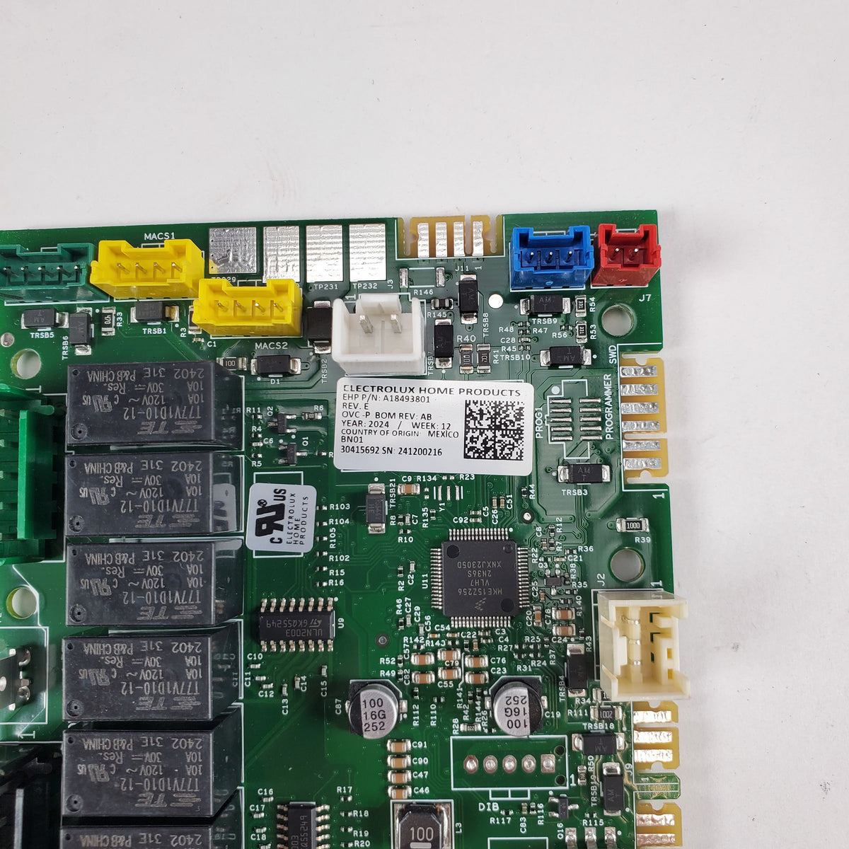 Electrolux Range Control Boards A18493801