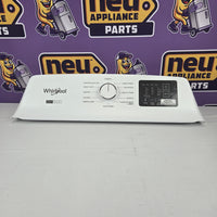 Whirlpool W11781650 Washer Backsplashes / Consoles / Control Panels Replaces W11674118
