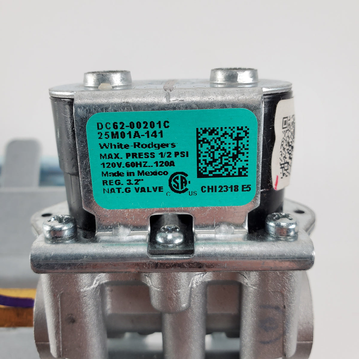 Samsung Dryer Gas Valves / Gas Coils DC93-00782B