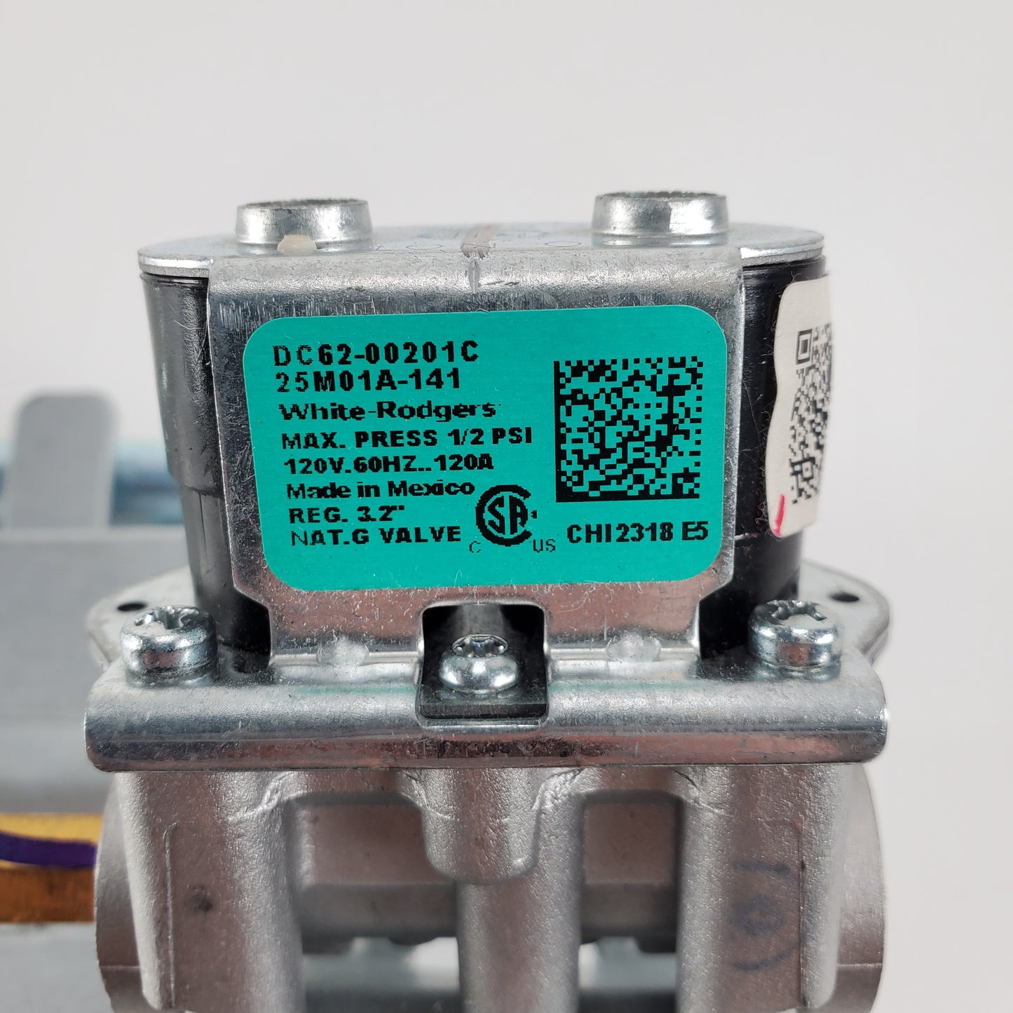 Samsung Dryer Gas Valves / Gas Coils DC93-00782B