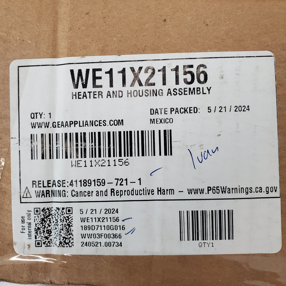 GE Dryer Heating Elements WE11X21156