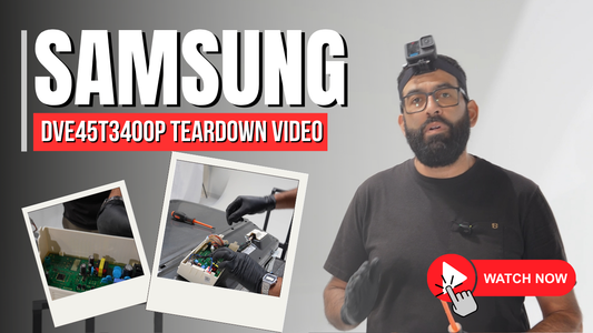 Samsung DVE45T3400P/A3 Electric Dryer Full Teardown & Repair Guide | Parts + Video