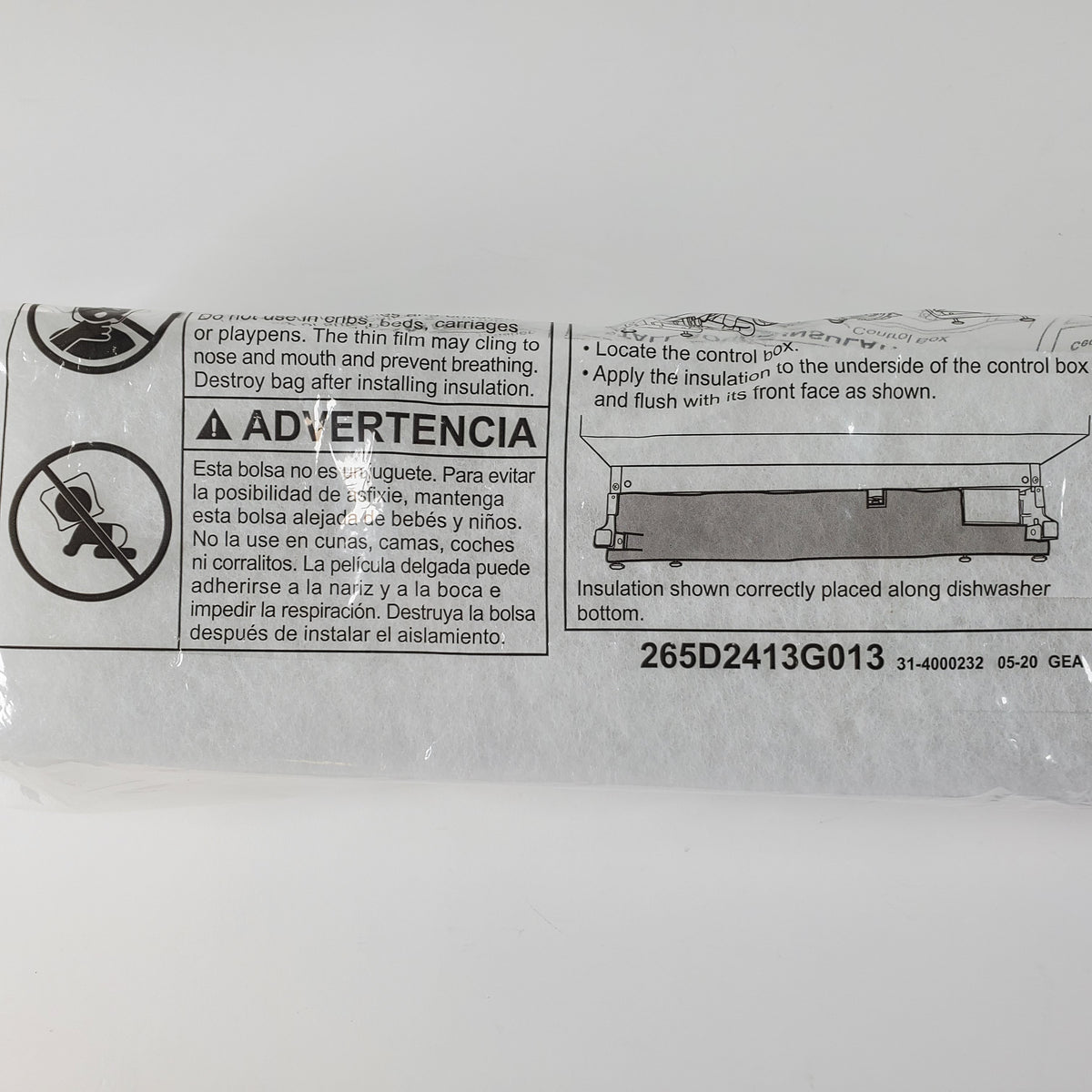 GE Dishwasher Insulation WD30X28098