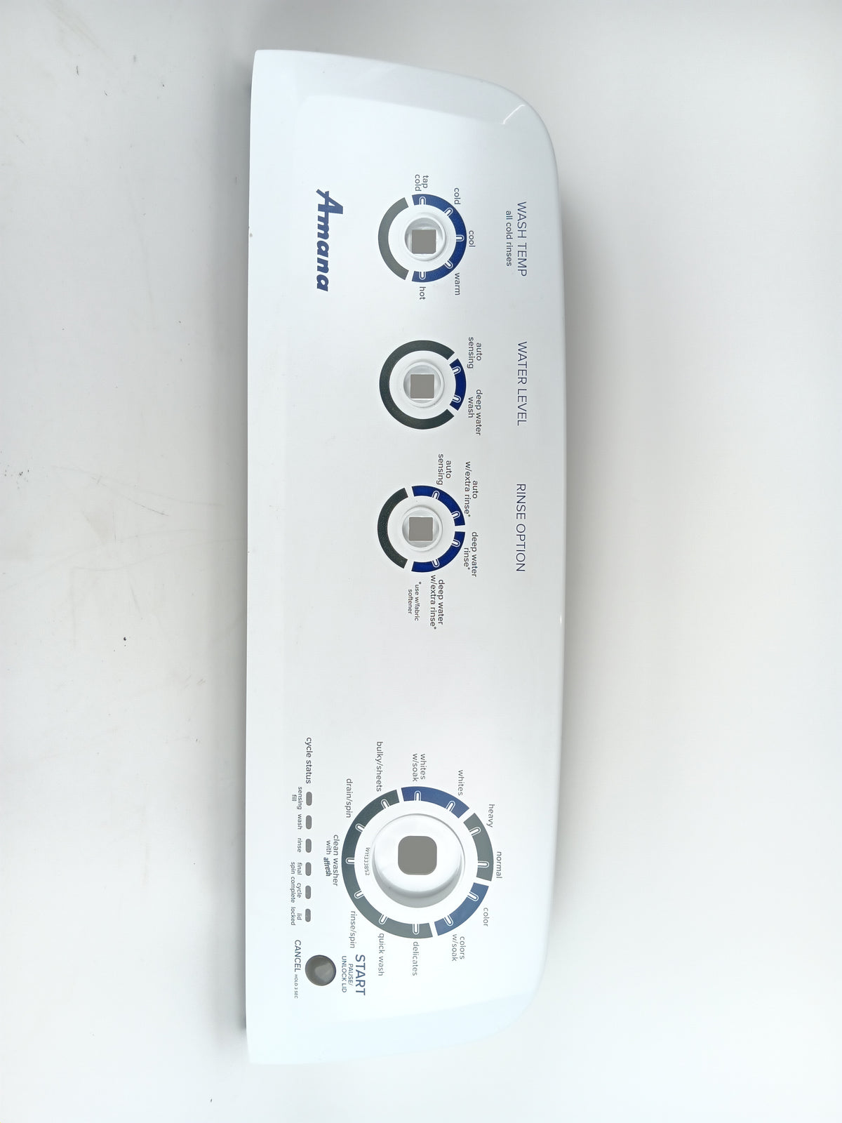 Whirlpool Washer Backsplashes / Consoles / Control Panels W11363976
