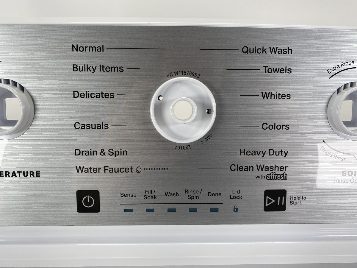 Maytag Washer Backsplashes / Consoles / Control Panels W11576953