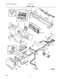 137143800 | Dispenser drawer cup | Frigidaire | Washer | Dispenser Parts Washer Frigidaire   