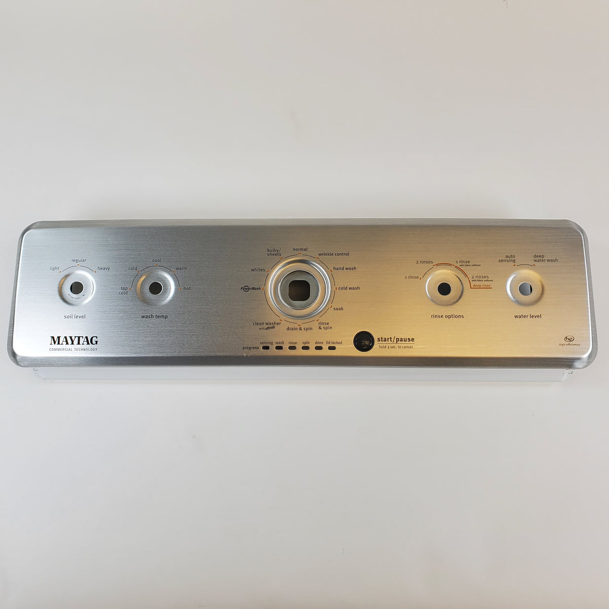 Maytag Washer Backsplashes / Consoles / Control Panels W10909736