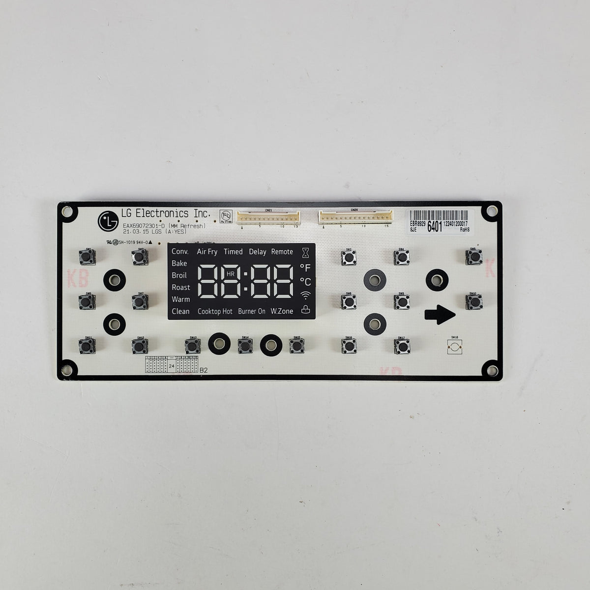 LG Range Control Boards EBR89296401