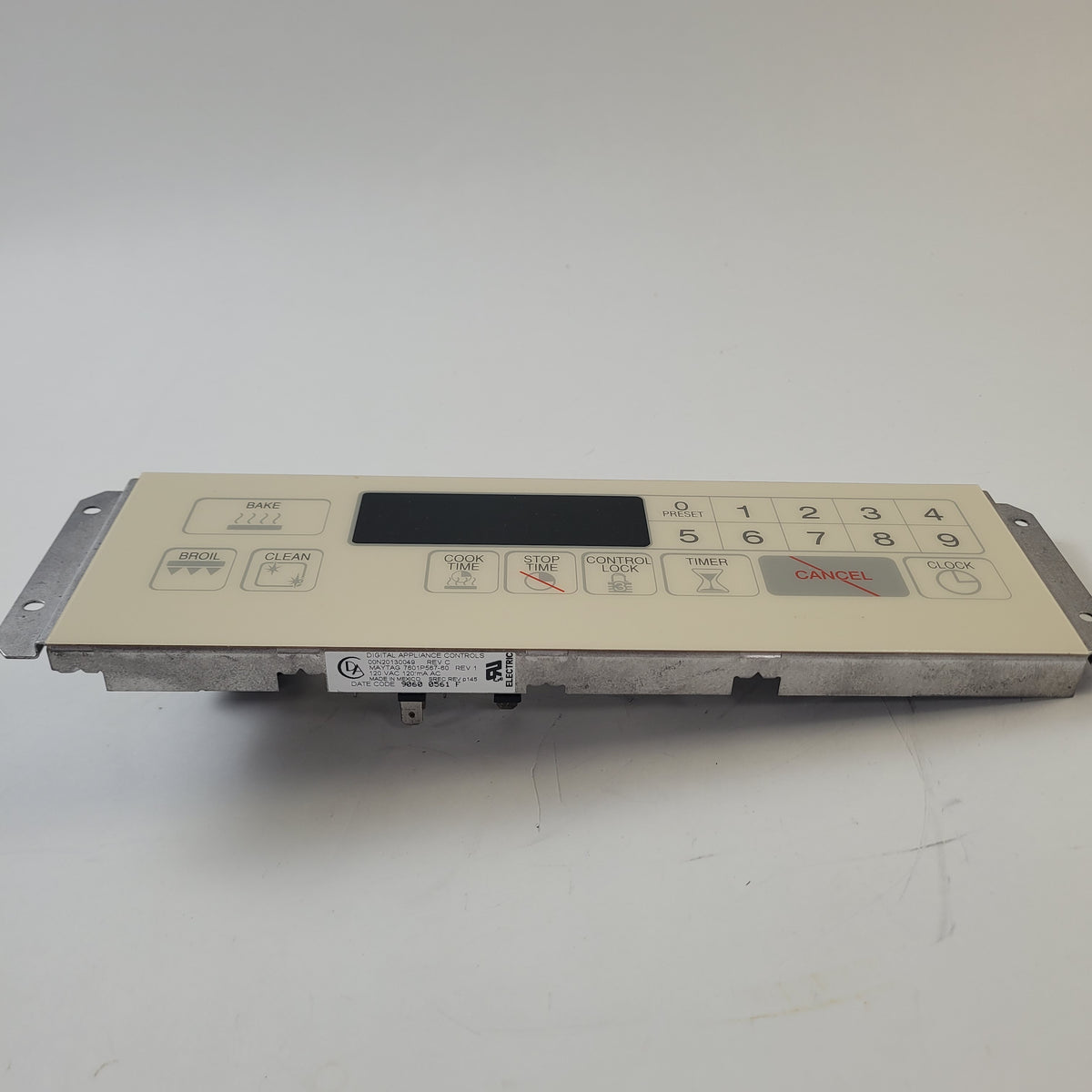 Whirlpool Cooktop Control Panel WP5760M311-60