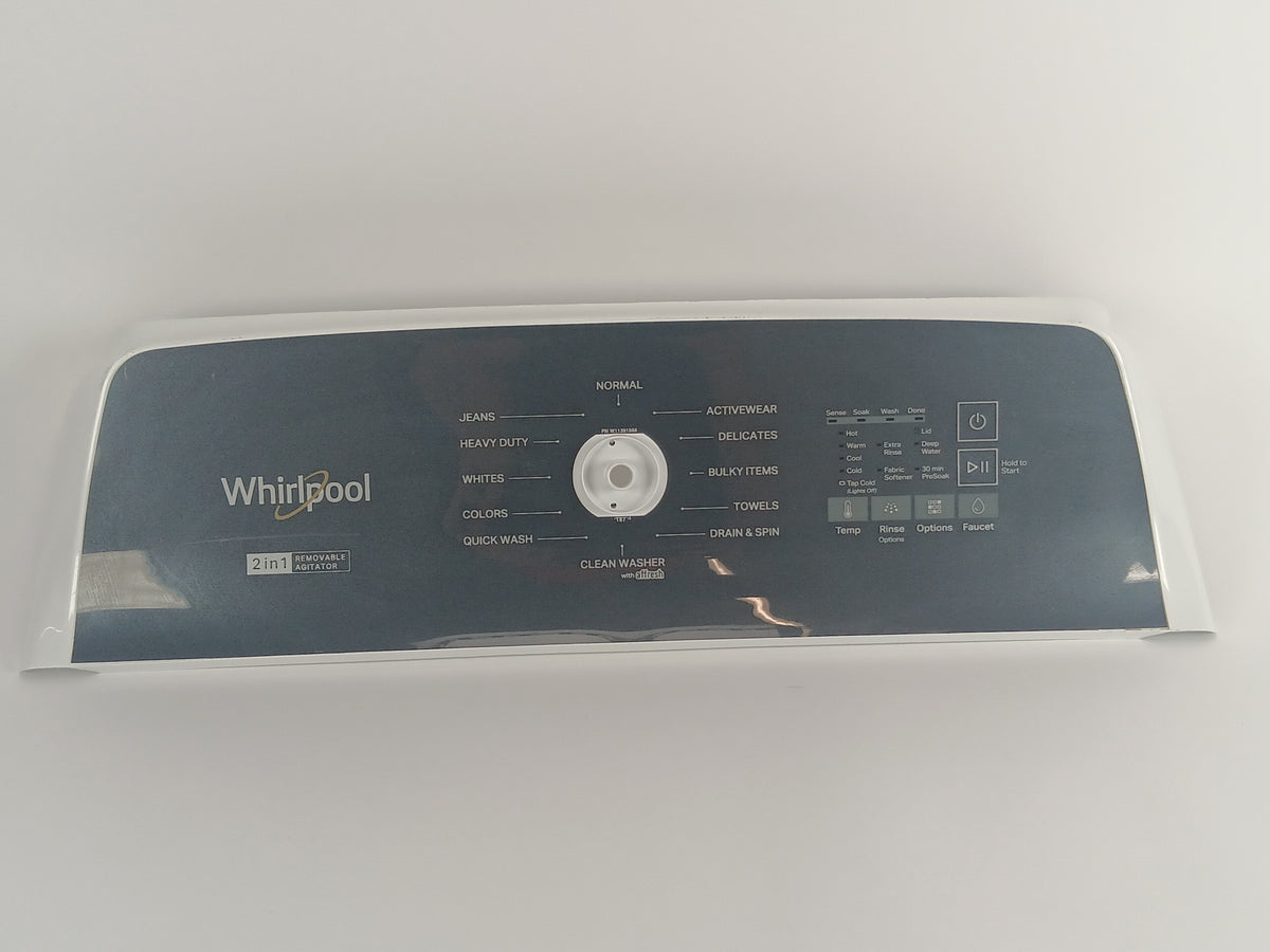 Whirlpool Washer Backsplashes / Consoles / Control Panels W11643702