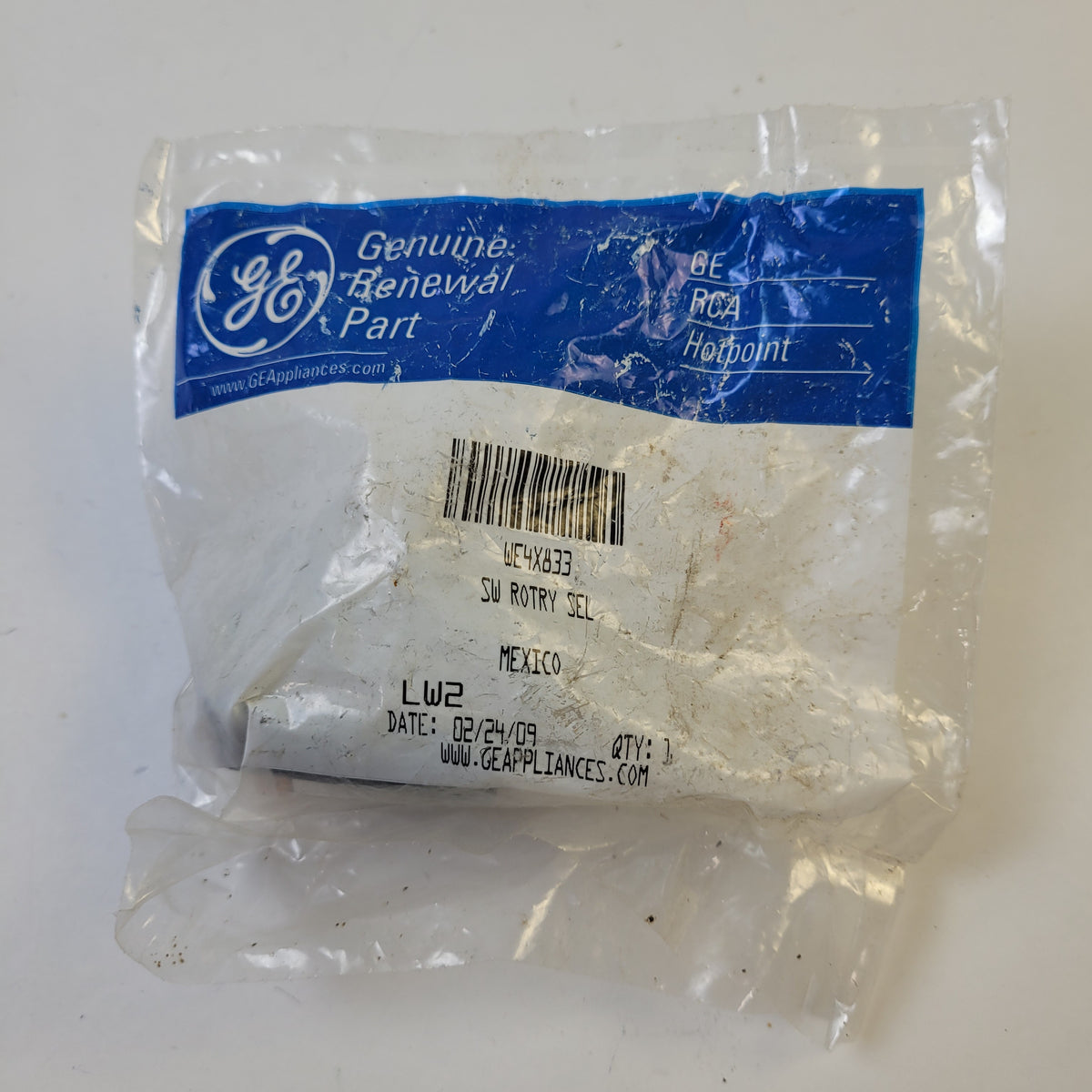 GE Dryer Switches WE4X833