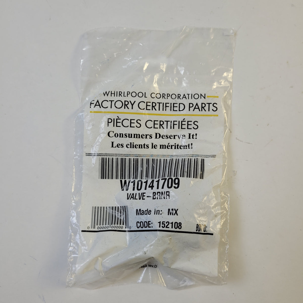 Whirlpool Range Valves  W10141709