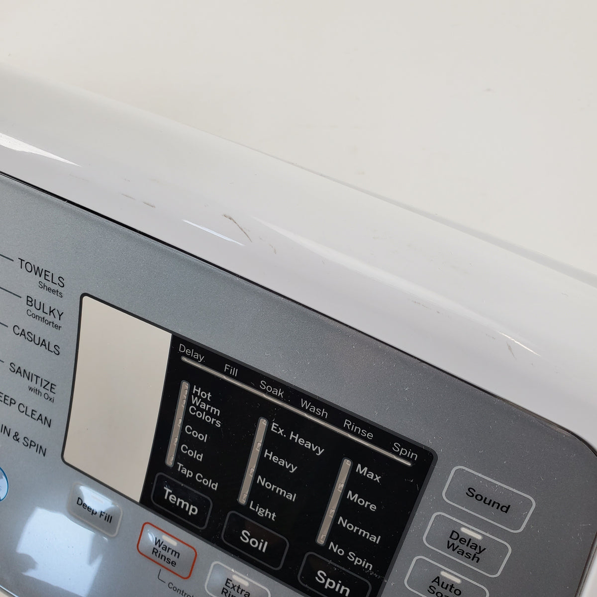 GE Washer Backsplashes / Consoles / Control Panels WH22X28942