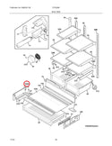 242082202 | Rail support (left) | Frigidaire | Refrigerator & Freezer | Shelves Refrigerator & Freezer Frigidaire   