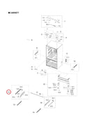 Lower slide rail lh Refrigerator & Freezer Rails DA97-10594F Samsung (OEM) Refrigerator & Freezer Samsung