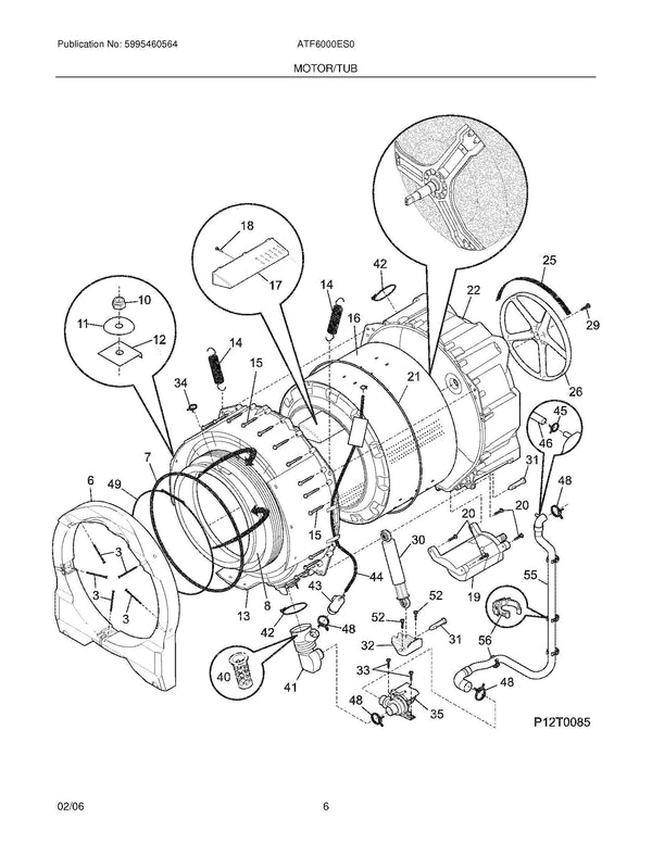 137221600 | Drain pump | Electrolux | Washer | Drain Pumps Washer Electrolux   