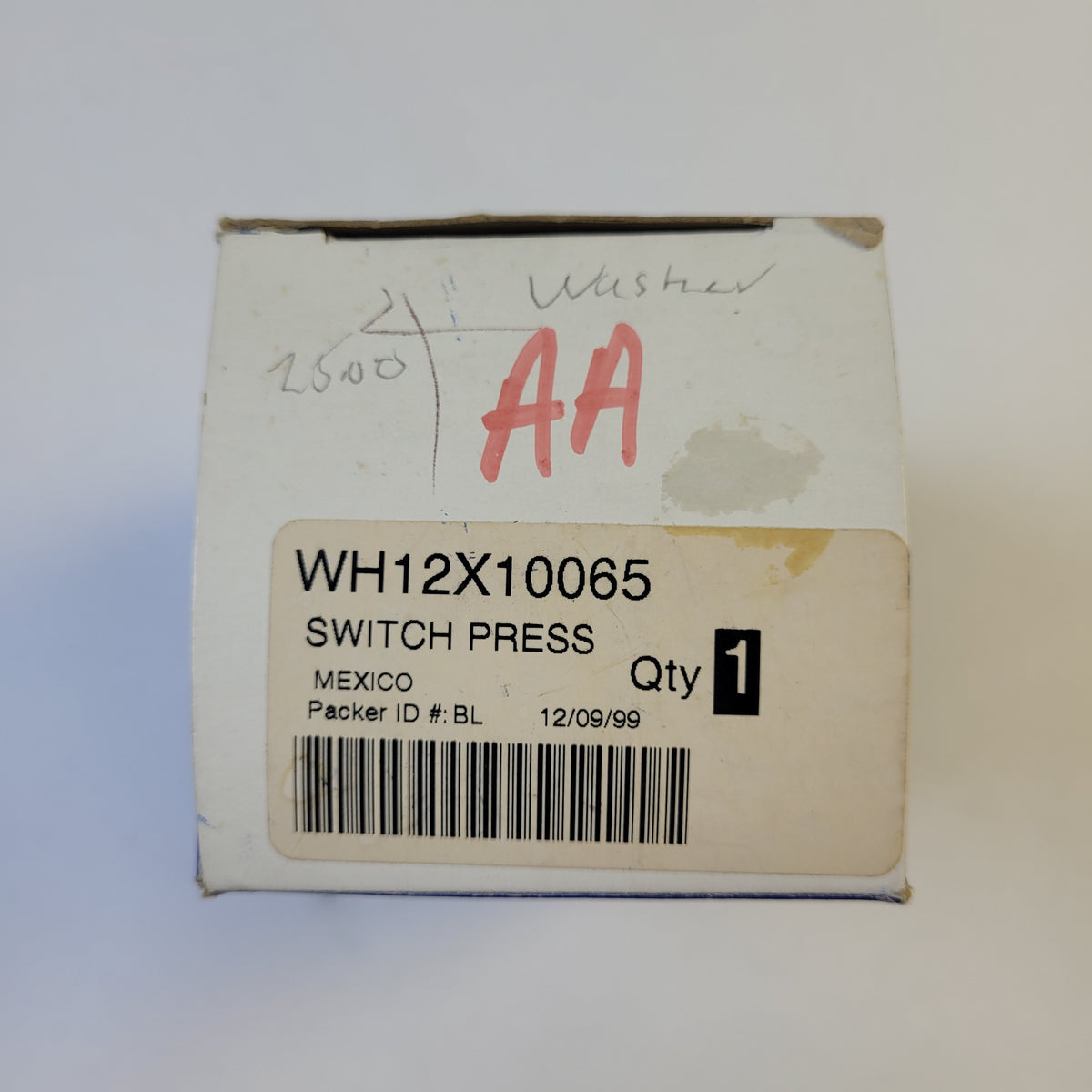 GE Washer Pressure Sensors / Water Level Controls WH12X10065