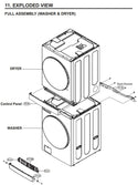 AGL77376970 | Washer control panel | GE | Washer | Backsplashes / Consoles / Control Panels Washer GE   