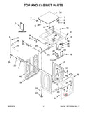 W10866521 | Front panel bracket | Maytag | Washer | Brackets Washer Maytag   