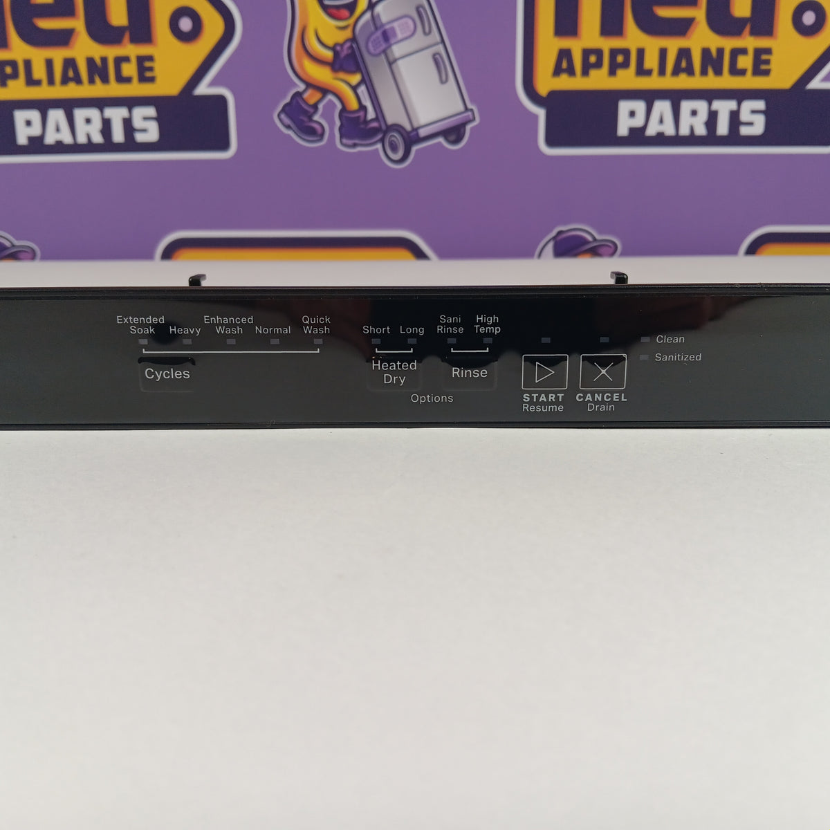 Whirlpool W11702219 Dishwasher Control Panels Replaces W11648927