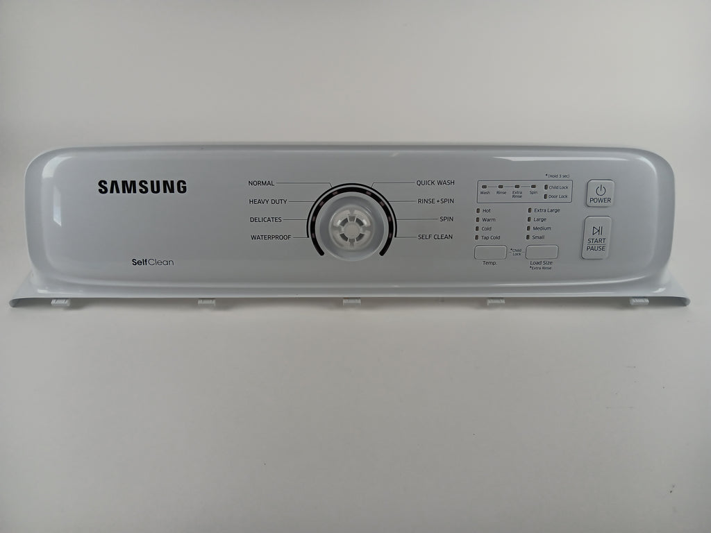 Control Panel Samsung Washer Backsplashes / Consoles / Control Panels Appliance replacement part Washer Samsung   