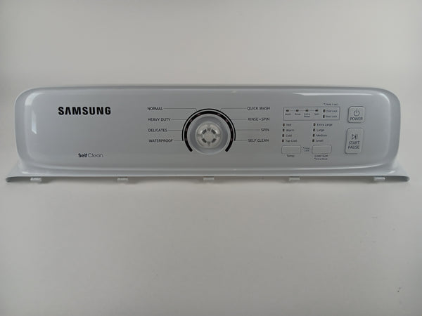 Control Panel Samsung Washer Backsplashes / Consoles / Control Panels Appliance replacement part Washer Samsung