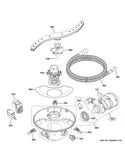 Wash pump assembly Dishwasher Pumps WD19X25700 GE (OEM) Dishwasher GE