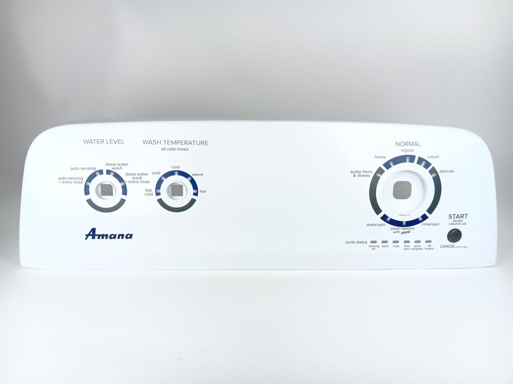 Whirlpool Washer Backsplashes / Consoles / Control Panels W11106780