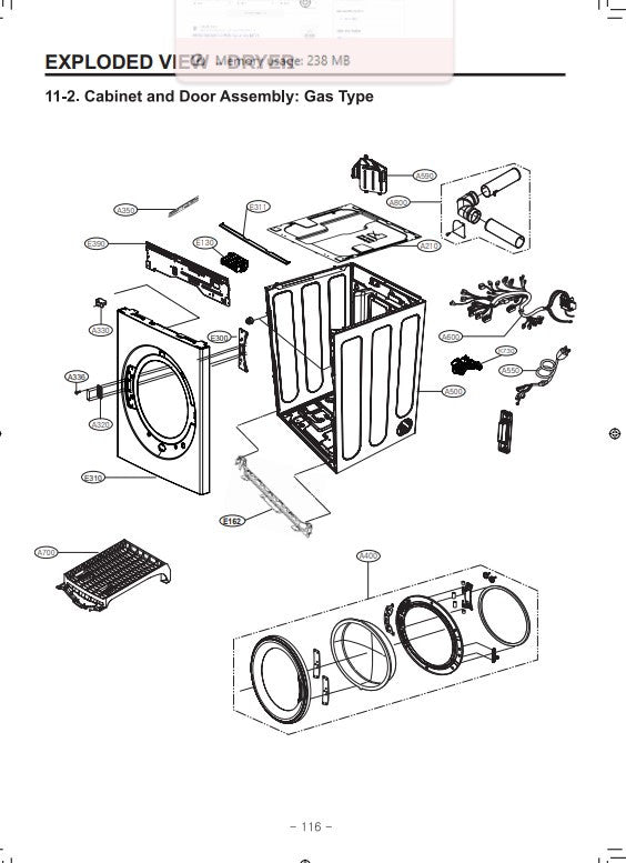 EAD60870437 | Multi harness | GE | Dryer | Power Cords Dryer GE   