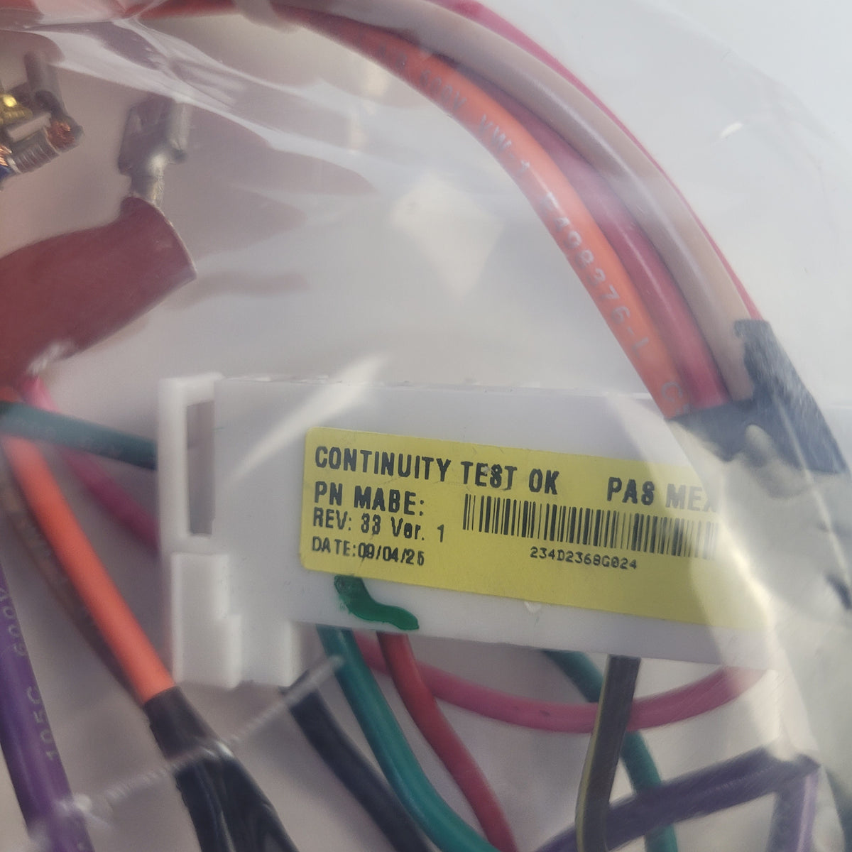 GE Dryer Wiring Harnesses WE08X37097