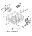 Stem safe shelf assembly Dishwasher Misc. Parts WD28X20312 GE (OEM) Dishwasher GE