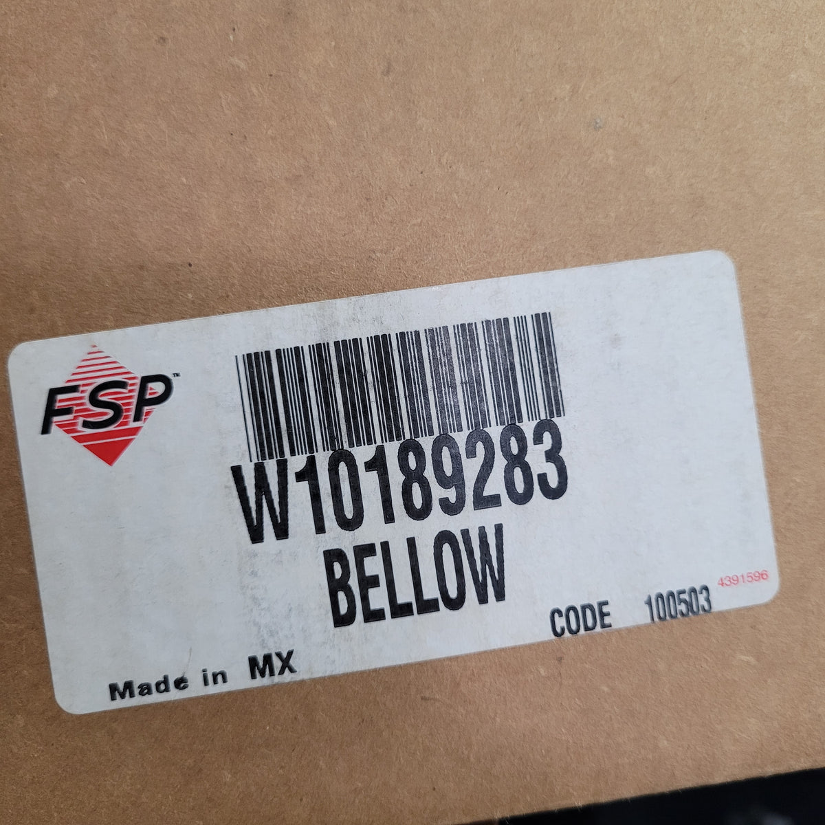 Whirlpool Washer Bellows / Boot Seals WPW10111435