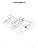 Control panel assembly Washer Backsplashes / Consoles / Control Panels W11478524 LG (OEM) Washer LG