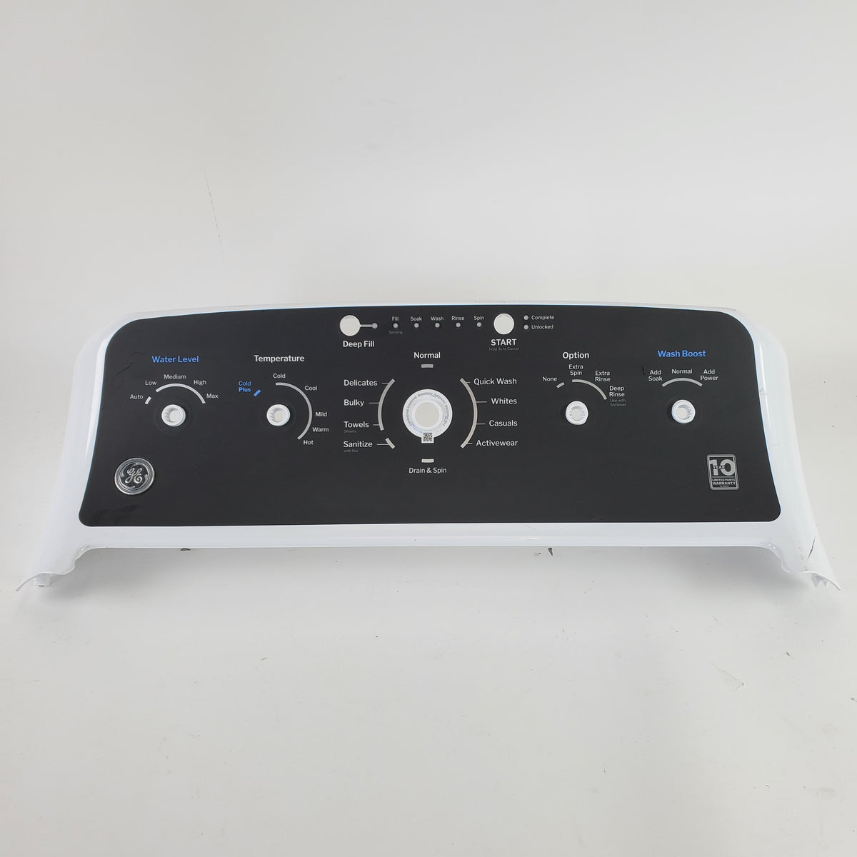 GE Washer Backsplashes / Consoles / Control Panels WH13X37557