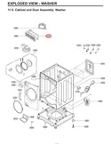 Control board assembly Washer Control Boards EBR31483301 LG (OEM) Washer LG