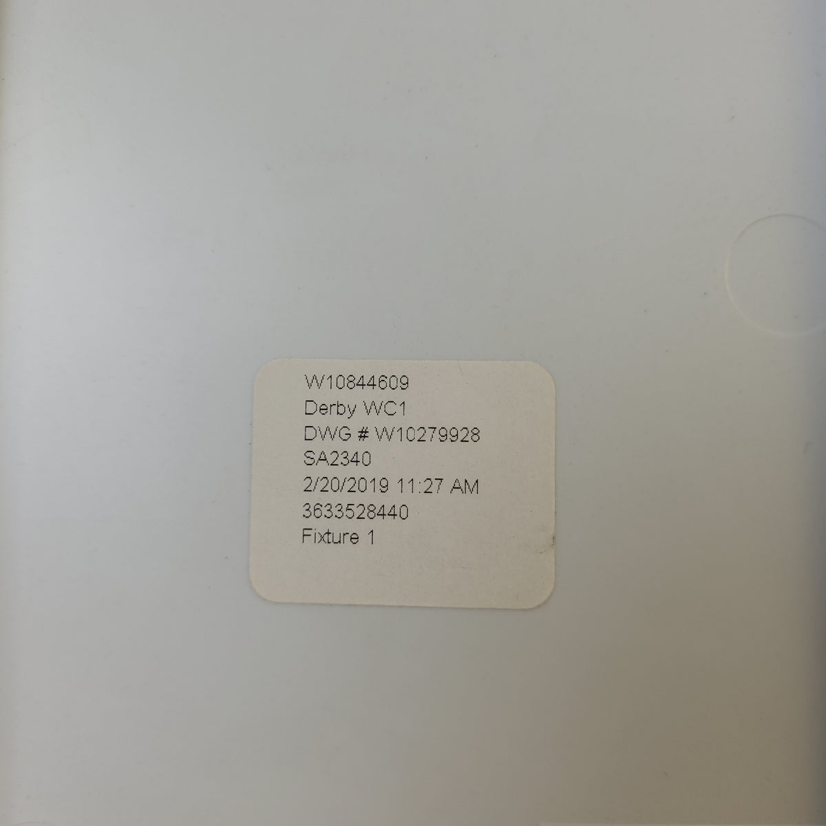 Refrigerator & Freezer Misc. Parts W10489093