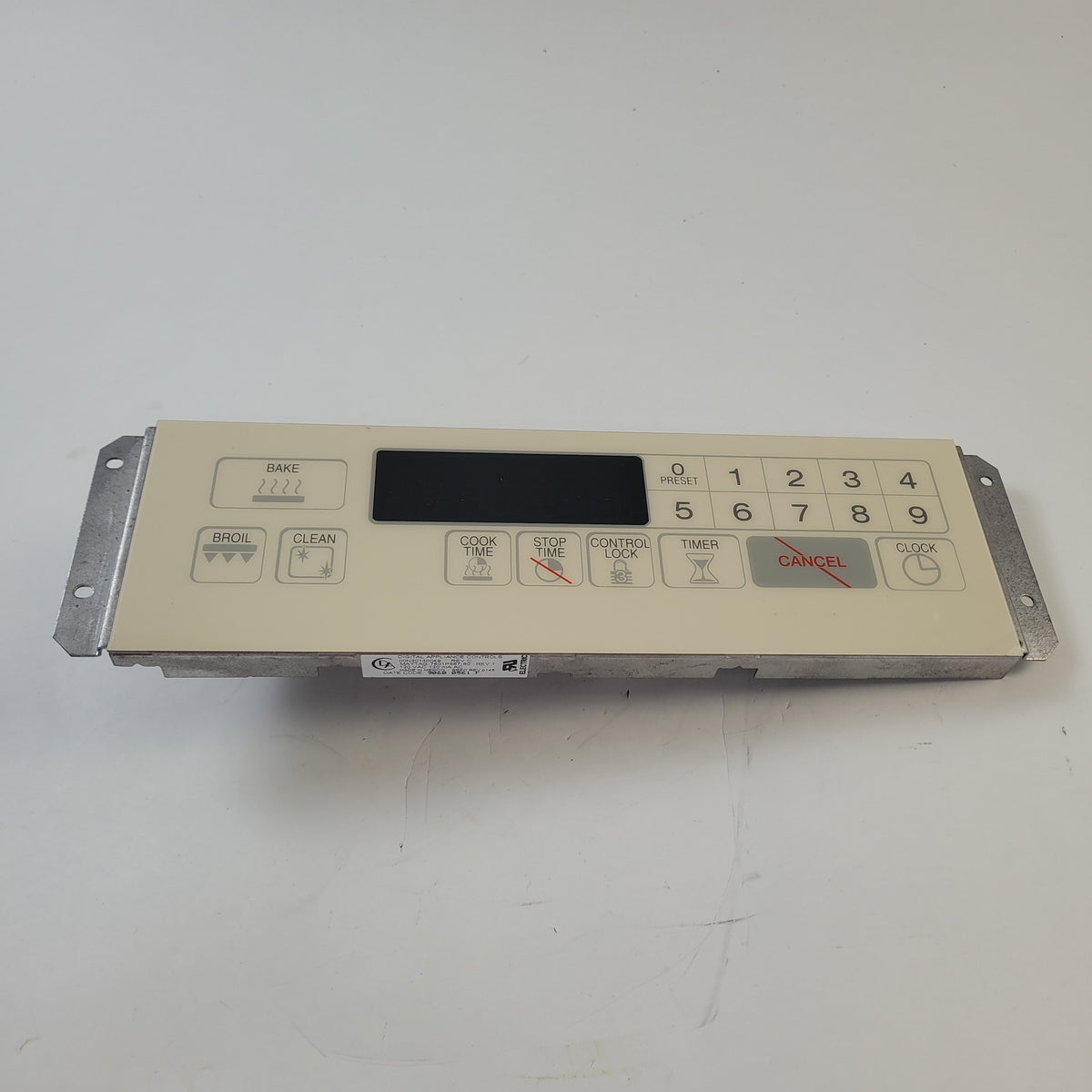Whirlpool Cooktop Control Panel WP5760M311-60