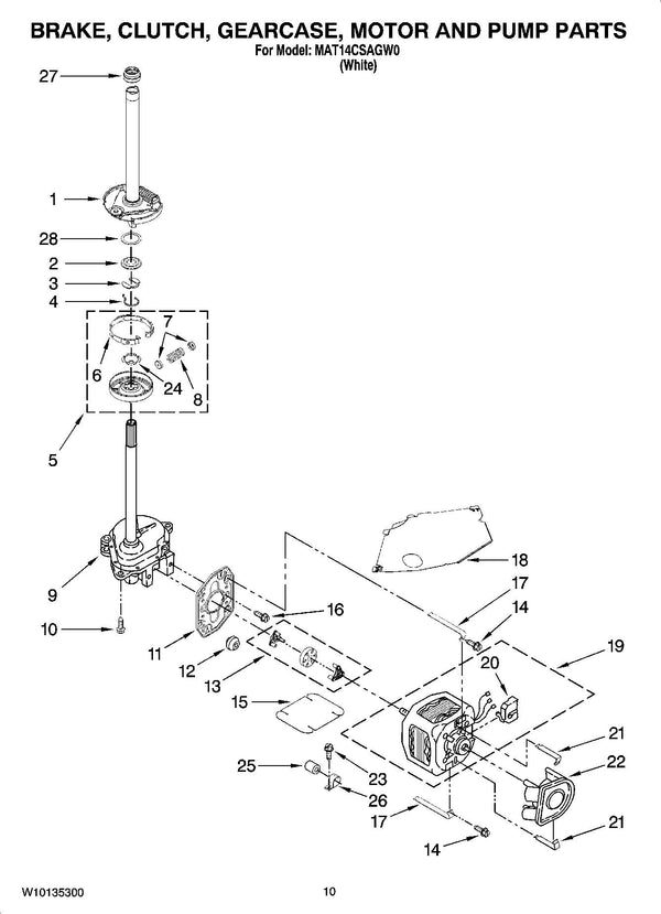 W10817888 | Clutch lining | Maytag | Washer | Misc. Parts Washer Maytag   