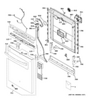 GE-WD09X25560 | Door handle | GE | Dishwasher | Handles Dishwasher GE   