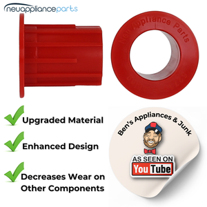 Washing Machine Basket Bushing - 52719 | Fixes & Repairs Whirlpool Off-Balance Tub Wobble | Fits 443 Washer Models of Whirlpool, Maytag, Amana & Kenmore Models