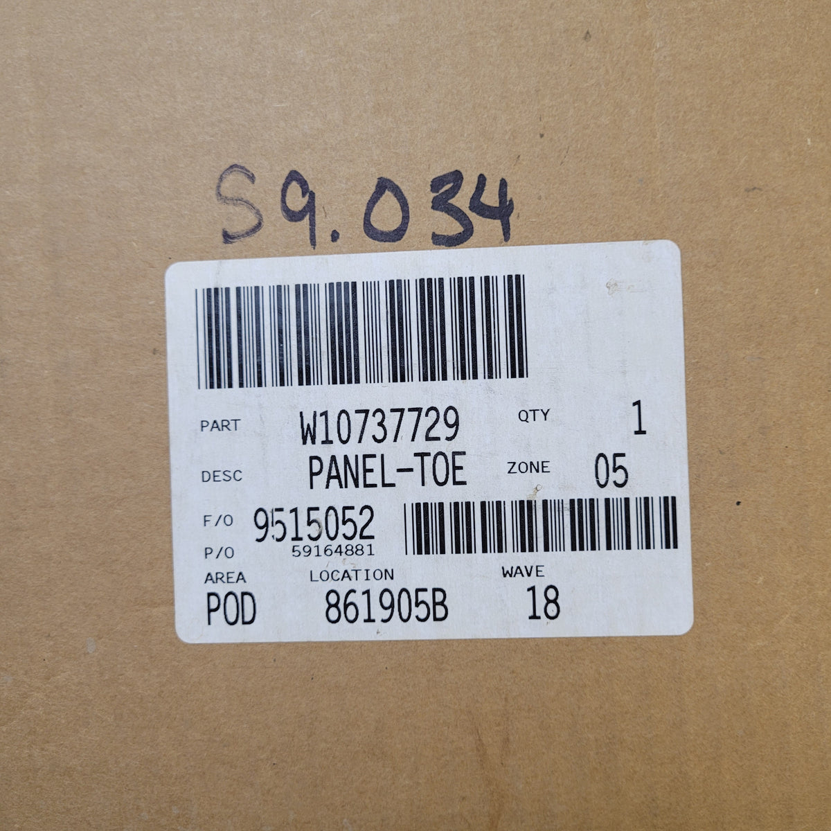 Whirlpool Dishwasher Panels W10871196
