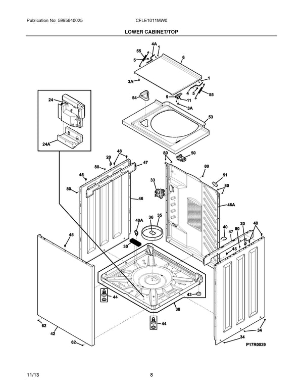 137353300 | Lid lock switch | Electrolux | Dishwasher | Latches / Locks / Strikes Dishwasher Electrolux   