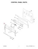 Control panel Range Control Panel W11184720 Whirlpool (OEM) Range Whirlpool