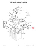 Dispenser drawer Washer Dispenser Parts W10861667 Whirlpool (OEM) Washer Whirlpool