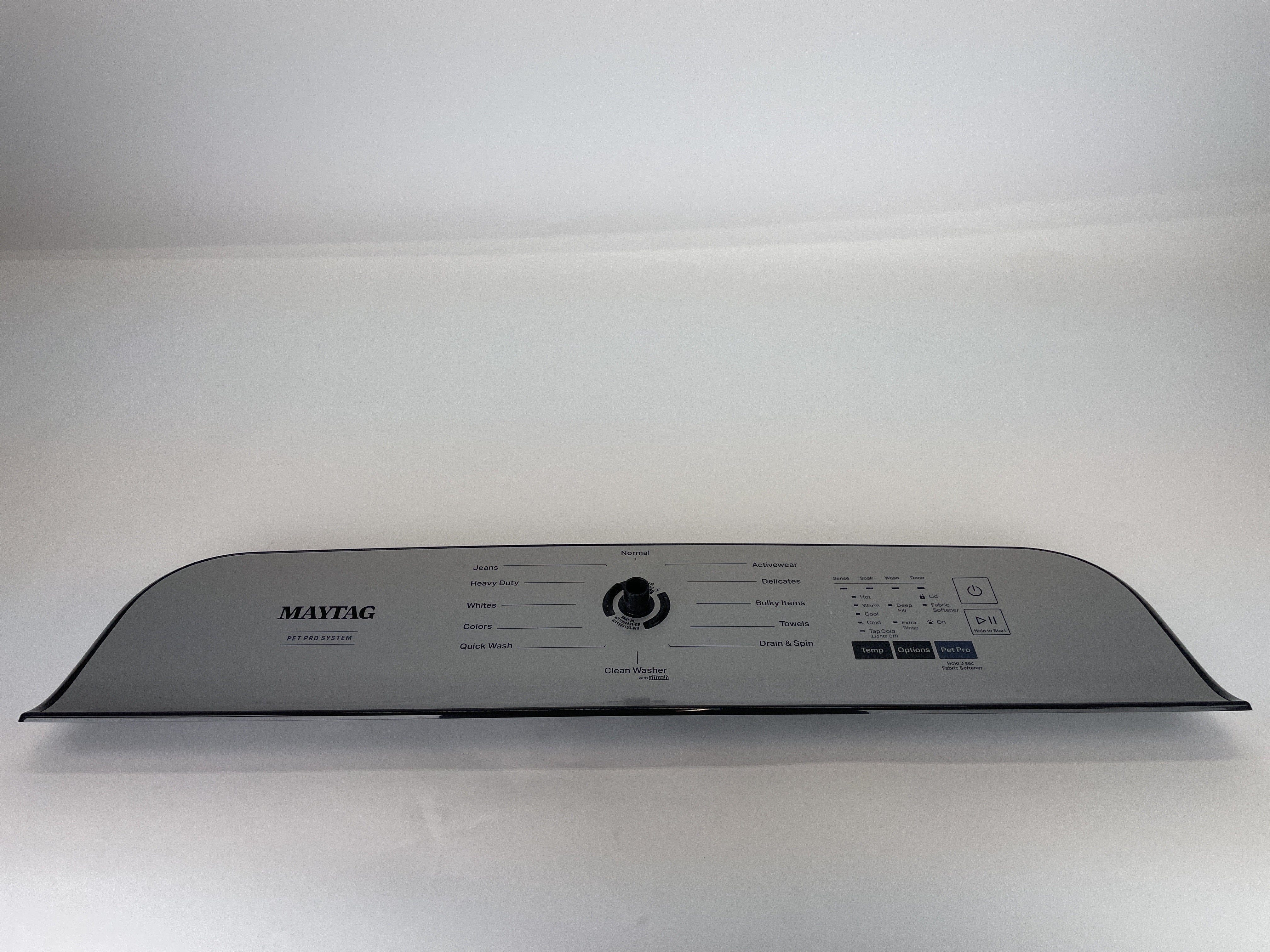 Maytag Washer Backsplashes / Consoles / Control Panels W11636627