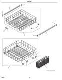 5304535379 | Lower dishrack assembly | Electrolux | Dishwasher | Racks Dishwasher Electrolux   