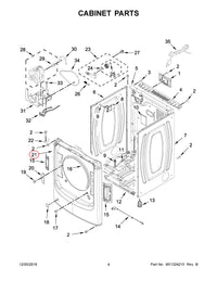 Whirlpool Dryer Front Panels W11310029