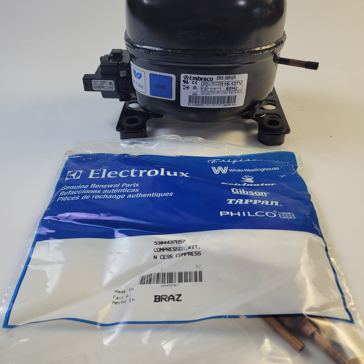 Electrolux Refrigerator & Freezer Compressors 5304507765