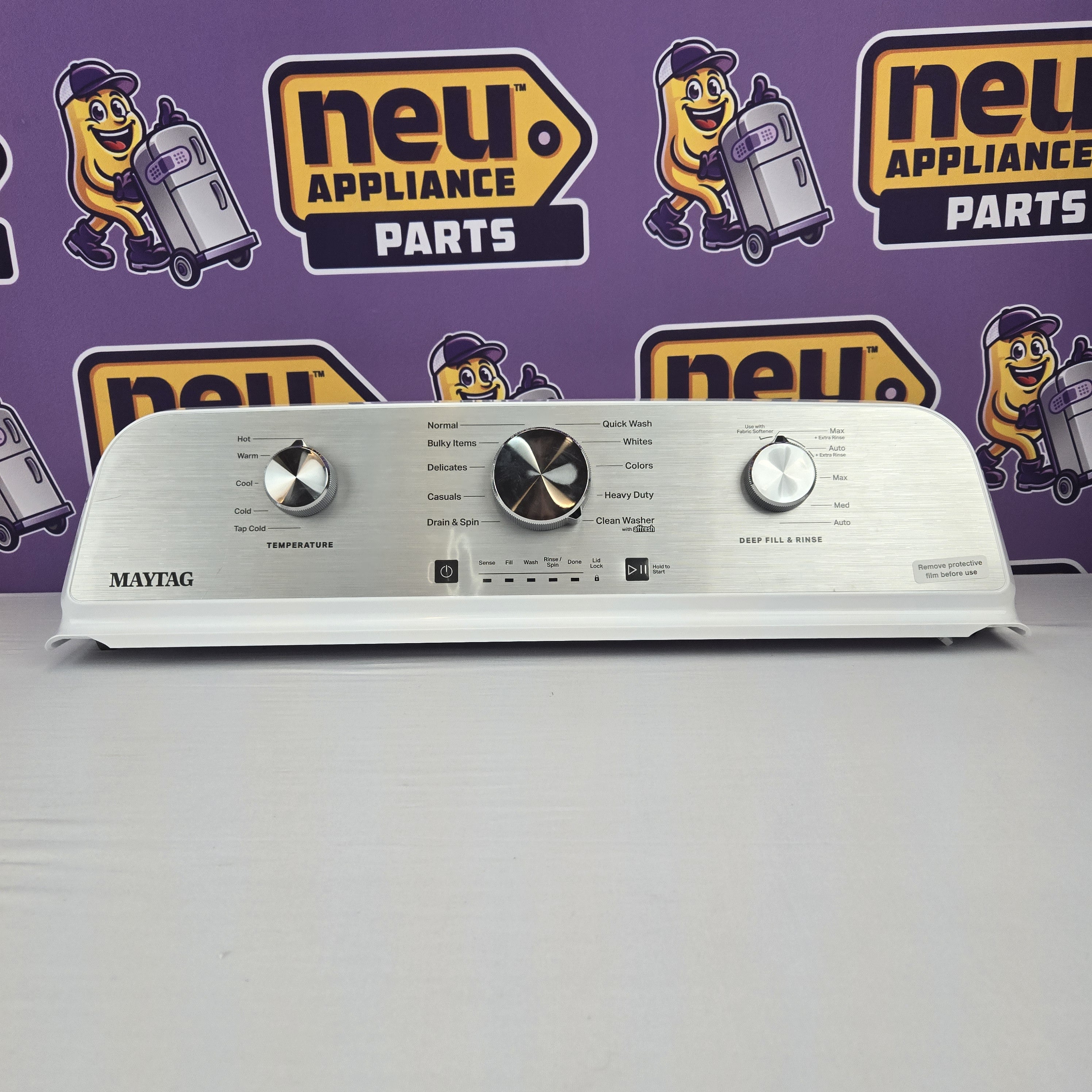 Maytag W11755512 Washer Backsplashes / Consoles / Control Panels Replaces W11576952 W11700201 W11700549