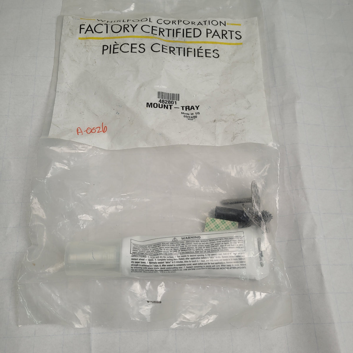 Whirlpool Refrigerator & Freezer Misc. Parts 482801